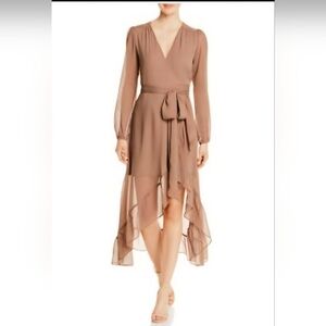NWT Wayf Ruffle Wrap Dress SIZE M